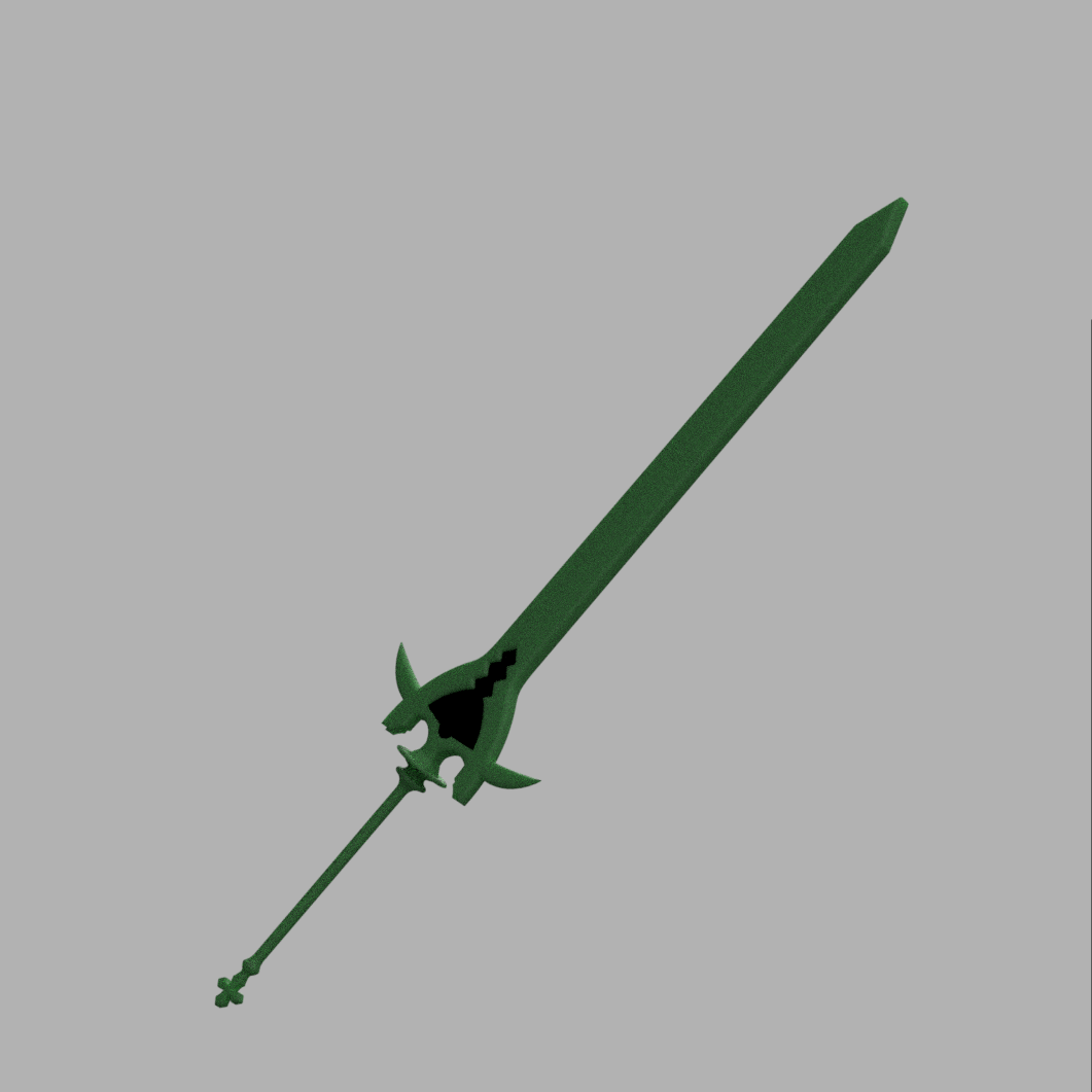 3D file Black Clover Yuno Sword Spirit of Zephyr (Supiritto Ofu Zefā